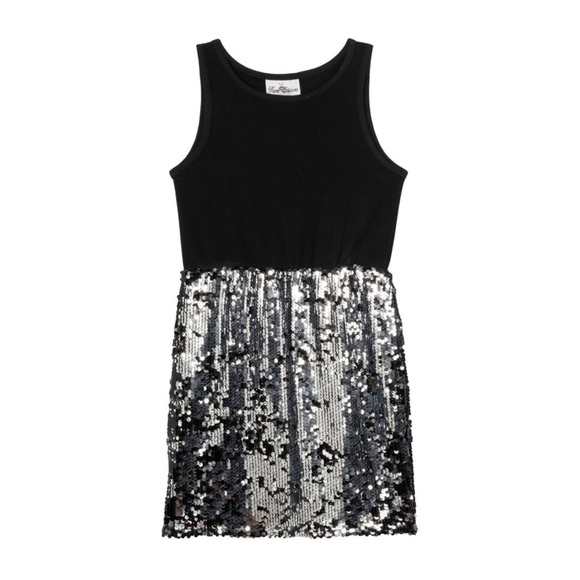 NWT Rare Editions Merry & Bright Embellished 2-piece Dress Set girls size medium - Picture 3 of 10